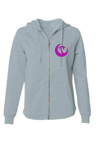 SAGE lightweight wash zip hoodie